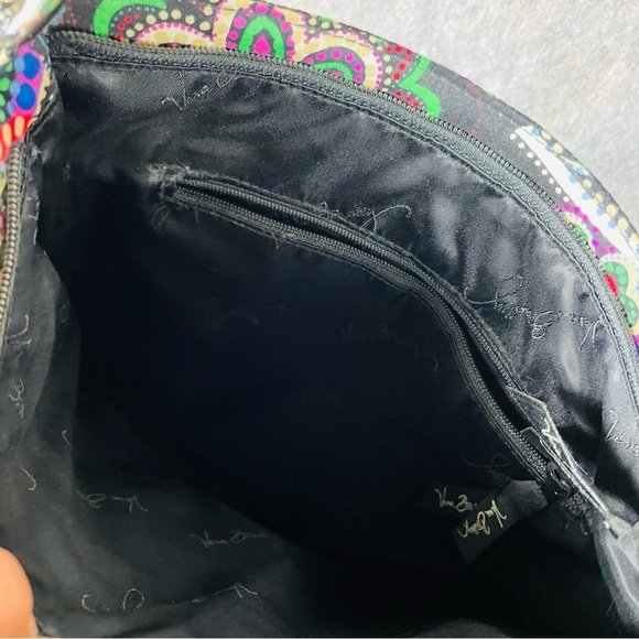 Vera Bradley Crossbody Bag Hipster Kiev Paisley Floral Adjustable Strap Pockets - Picture 9 of 16